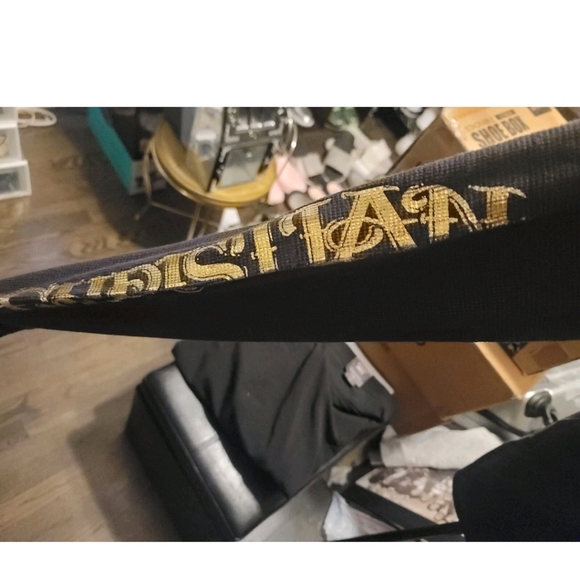 Christian Audigier LA Mens Thermal Buddha On Flower Graphic Print 2XL Black NWT - Picture 2 of 7